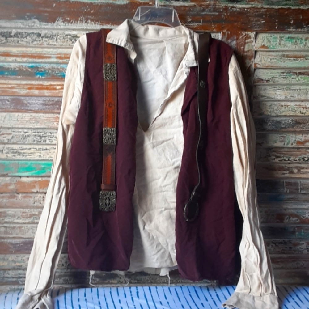 Handmade pirate costume